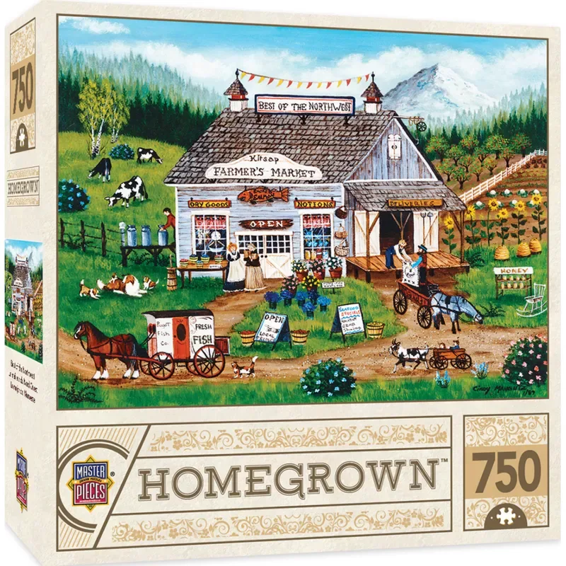Puzzle Homegrown - Le Meilleur Du Nord-Ouest - 500 à 999 pièces from Master Pieces – box 2 of 2