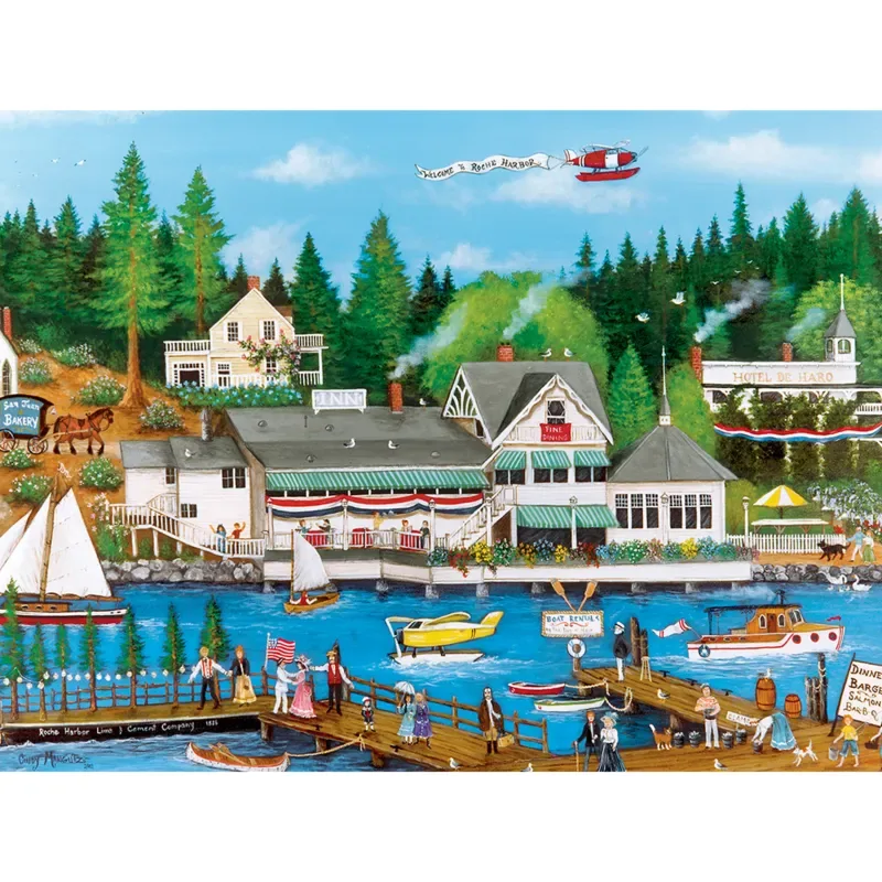 Puzzle Homegrown - Roche Harbor - 500 à 999 pièces fra Master Pieces – æske 1 af 2