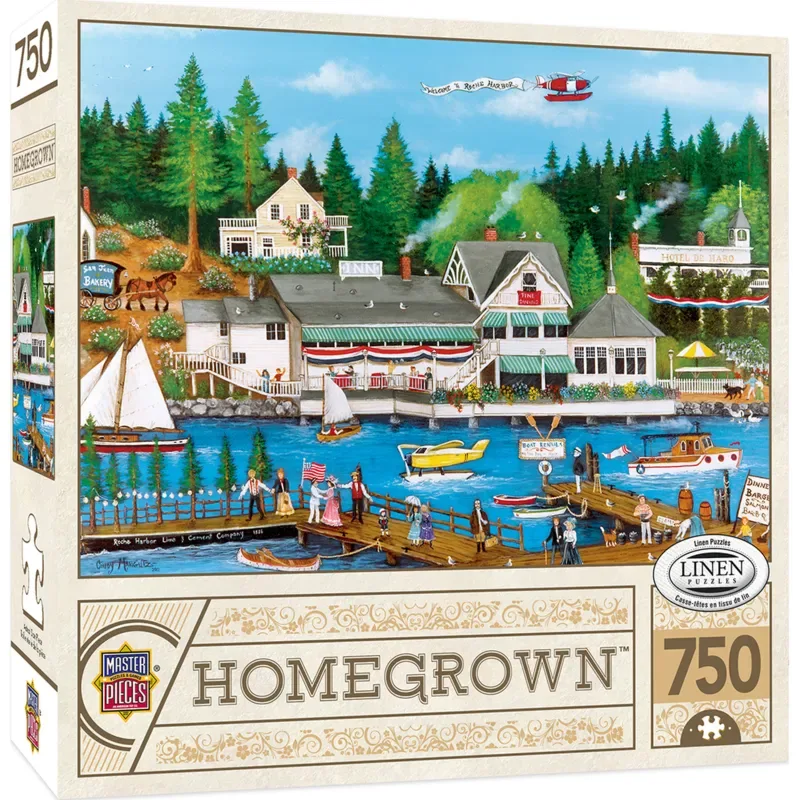 Puzzle Homegrown - Roche Harbor - 500 à 999 pièces fra Master Pieces – æske 2 af 2