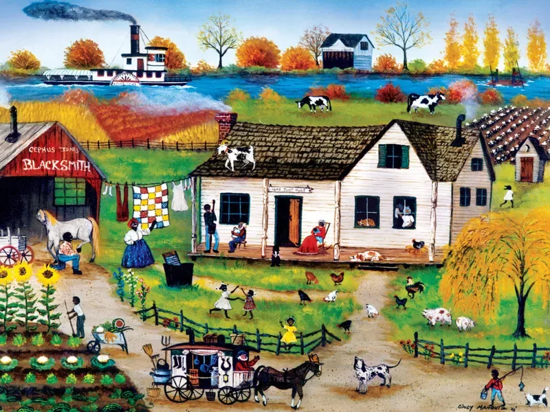 Puzzle Homegrown - Vieux Colporteur - 500 à 999 pièces fra Master Pieces – æske