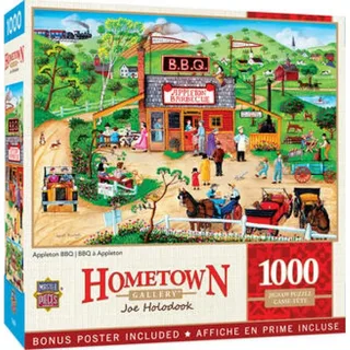 Puzzle Hometown Gallery - Appleton BBQ - 1000 pièces de Master Pieces – boîte 2 sur 2