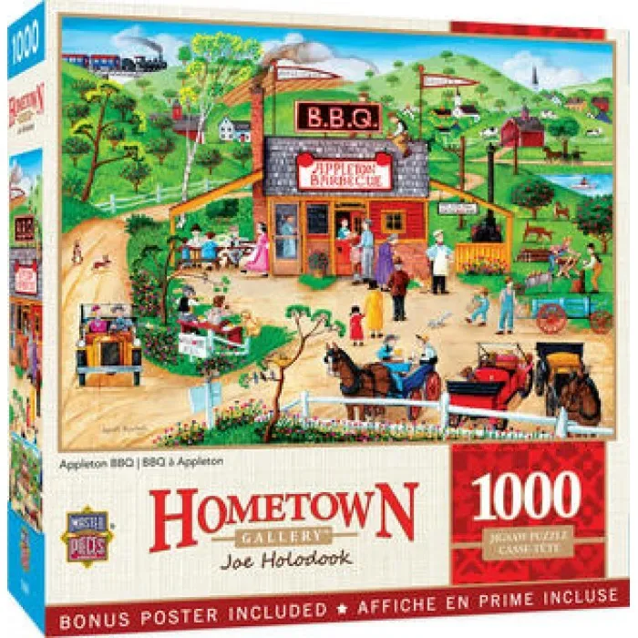 Puzzle Hometown Gallery - Appleton BBQ - 1000 pièces de Master Pieces – boîte 2 sur 2