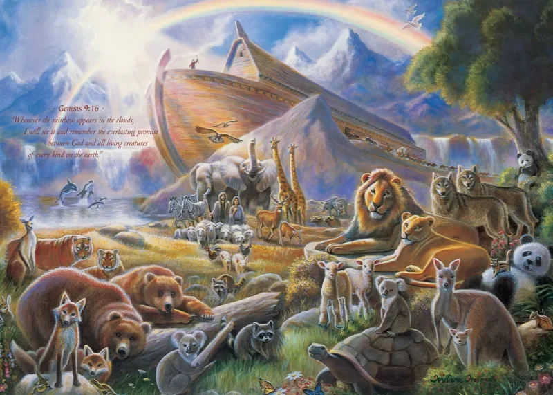 Puzzle Inspirational - L'Arche De Noé - 500 à 999 pièces de Master Pieces – boîte