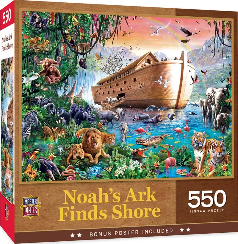 Puzzle Inspirational - L'Arche De Noé Trouve Le Rivage - 500 à 999 pièces van Master Pieces – doos 2 van 2