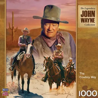 Puzzle John Wayne - La Méthode Cow-Boy - 1000 pièces de Master Pieces – boîte 2 sur 2