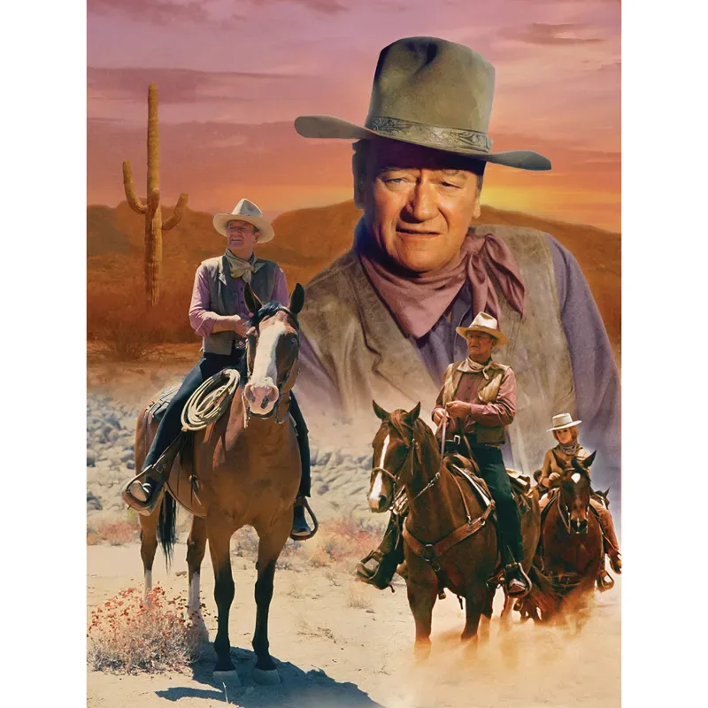 Puzzle John Wayne - La Méthode Cow-Boy - 1000 pièces de Master Pieces – boîte