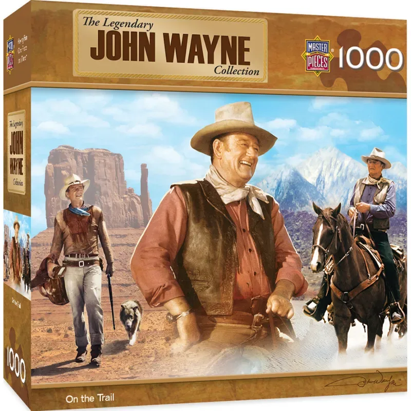 Puzzle John Wayne - Sur La Piste - 1000 pièces from Master Pieces – box 2 of 2