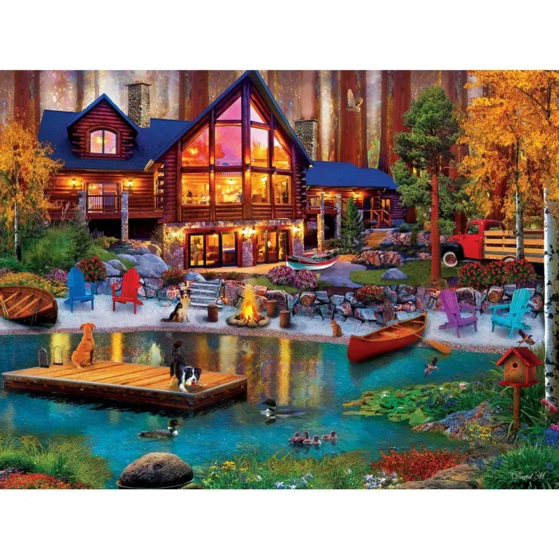 Puzzle Lazy Days - Cabane Dans La Crique - 500 à 999 pièces de Master Pieces – boîte