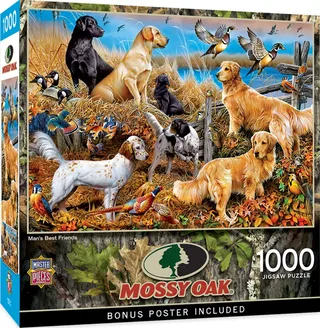 Puzzle Mossy Oak - Les Meilleurs Amis De L'Homme - 1000 pièces de Master Pieces – boîte 2 sur 2