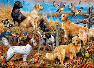 Puzzle Mossy Oak - Les Meilleurs Amis De L'Homme - 1000 pièces de Master Pieces – boîte 1 sur 2