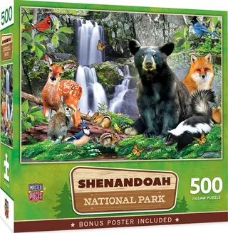 Puzzle National Parks - Shenandoah - 500 à 999 pièces fra Master Pieces – æske 2 af 2