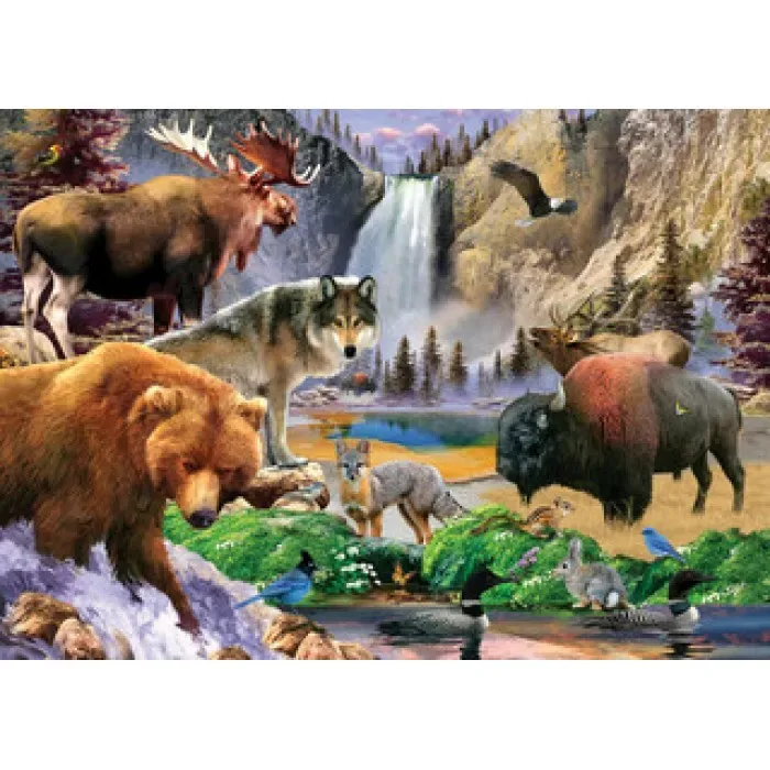 Puzzle National Parks - Yellowstone - 500 à 999 pièces de Master Pieces – boîte