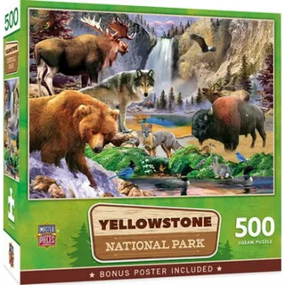 Puzzle National Parks - Yellowstone - 500 à 999 pièces from Master Pieces – box 2 of 2