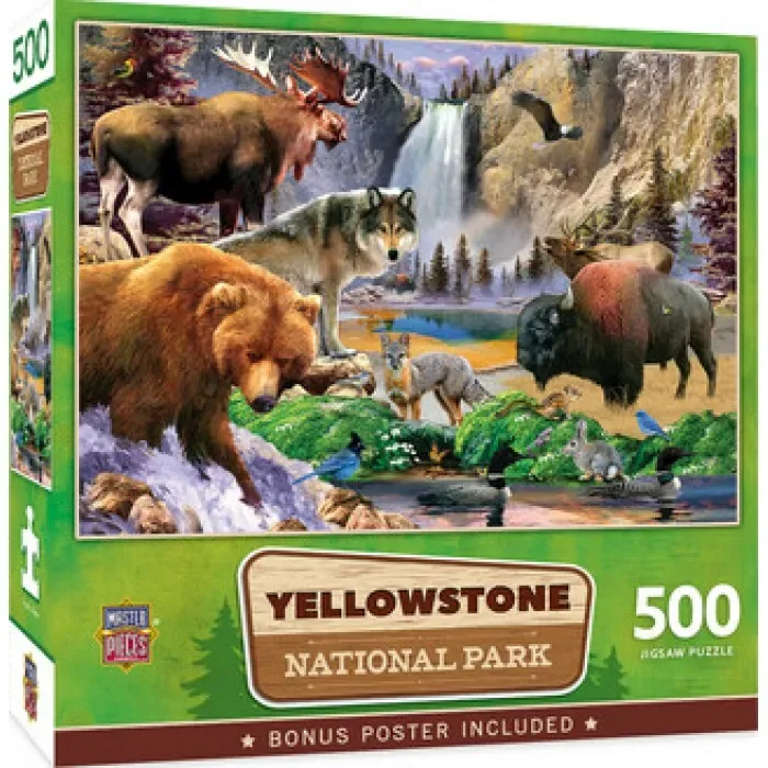 Puzzle National Parks - Yellowstone - 500 à 999 pièces from Master Pieces – box 2 of 2
