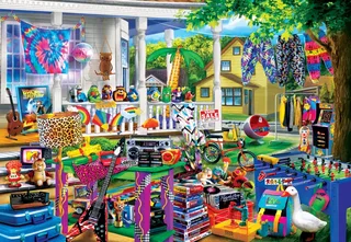 Puzzle Pieces XXL - Flashback Yard Sales - Ezgrip - 1000 pièces from Master Pieces – box 1 of 2