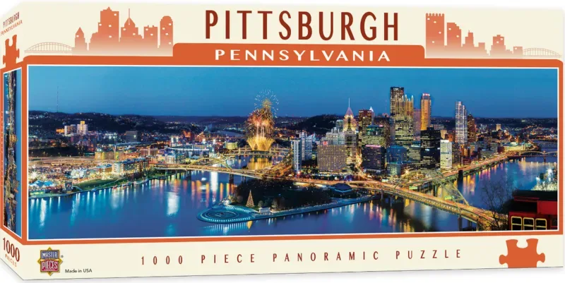 Puzzle Pittsburgh, Pennsylvania - 1000 pièces van Master Pieces – doos