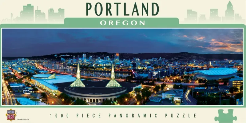 Puzzle Portland, Oregon - 1000 pièces van Master Pieces – doos