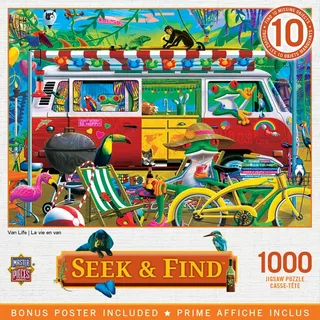 Puzzle Seek & Find - Van Life - 1000 pièces von Master Pieces – Schachtel 2 von 2