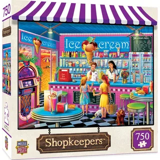 Puzzle Shopkeepers - Anna's Ice Cream Parlor - 500 à 999 pièces from Master Pieces – box 2 of 2