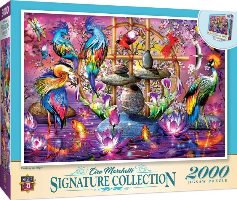 Puzzle Signature - Fantaisie En Vol - 2000 pièces from Master Pieces – box 2 of 2