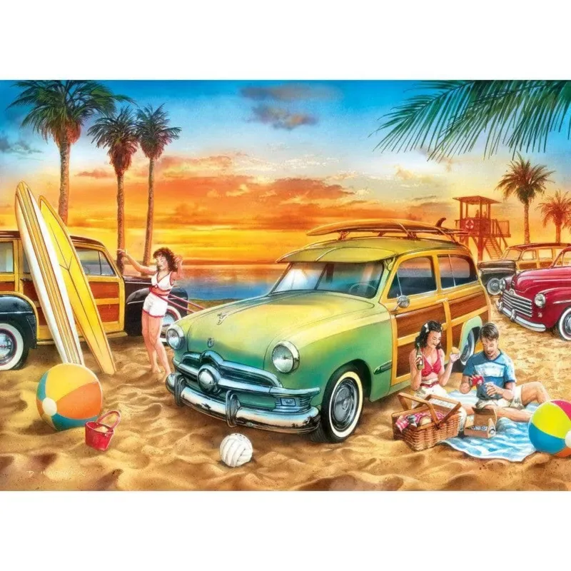 Puzzle Strandleben - California Dreaming - 1000 Teile de Master Pieces – boîte