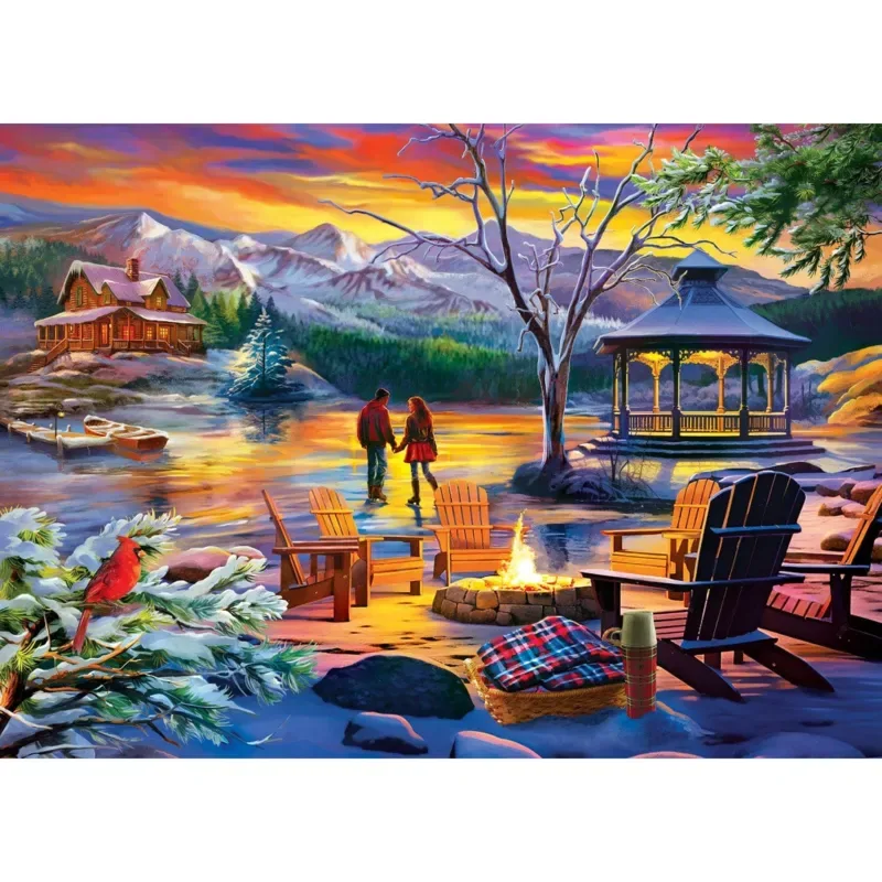 Puzzle Time Away - Harmonie Gelée - 1000 pièces van Master Pieces – doos