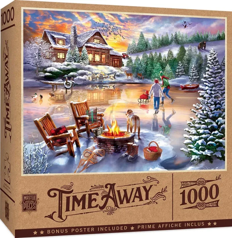 Puzzle Time Away - Une Séance De Patinage En Soirée - 1000 pièces von Master Pieces – Schachtel 2 von 2