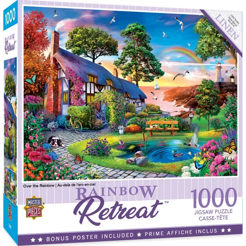 Puzzle Tranquility - Retraite Arc-En-Ciel - 1000 pièces van Master Pieces – doos