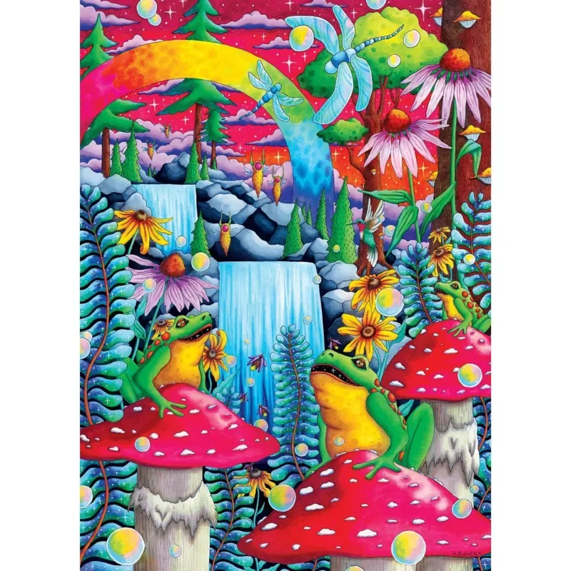 Puzzle Wonderous Worlds - Soleil En Bouteille - 1000 pièces van Master Pieces – doos