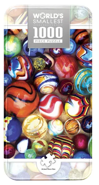 Puzzle World‘s Smallest - Toutes Mes Billes - Puzzle dans une Boîte en Métal - 1000 pièces de Master Pieces – boîte 2 sur 2