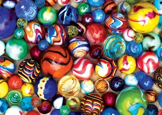 Puzzle World‘s Smallest - Toutes Mes Billes - Puzzle dans une Boîte en Métal - 1000 pièces de Master Pieces – boîte 1 sur 2