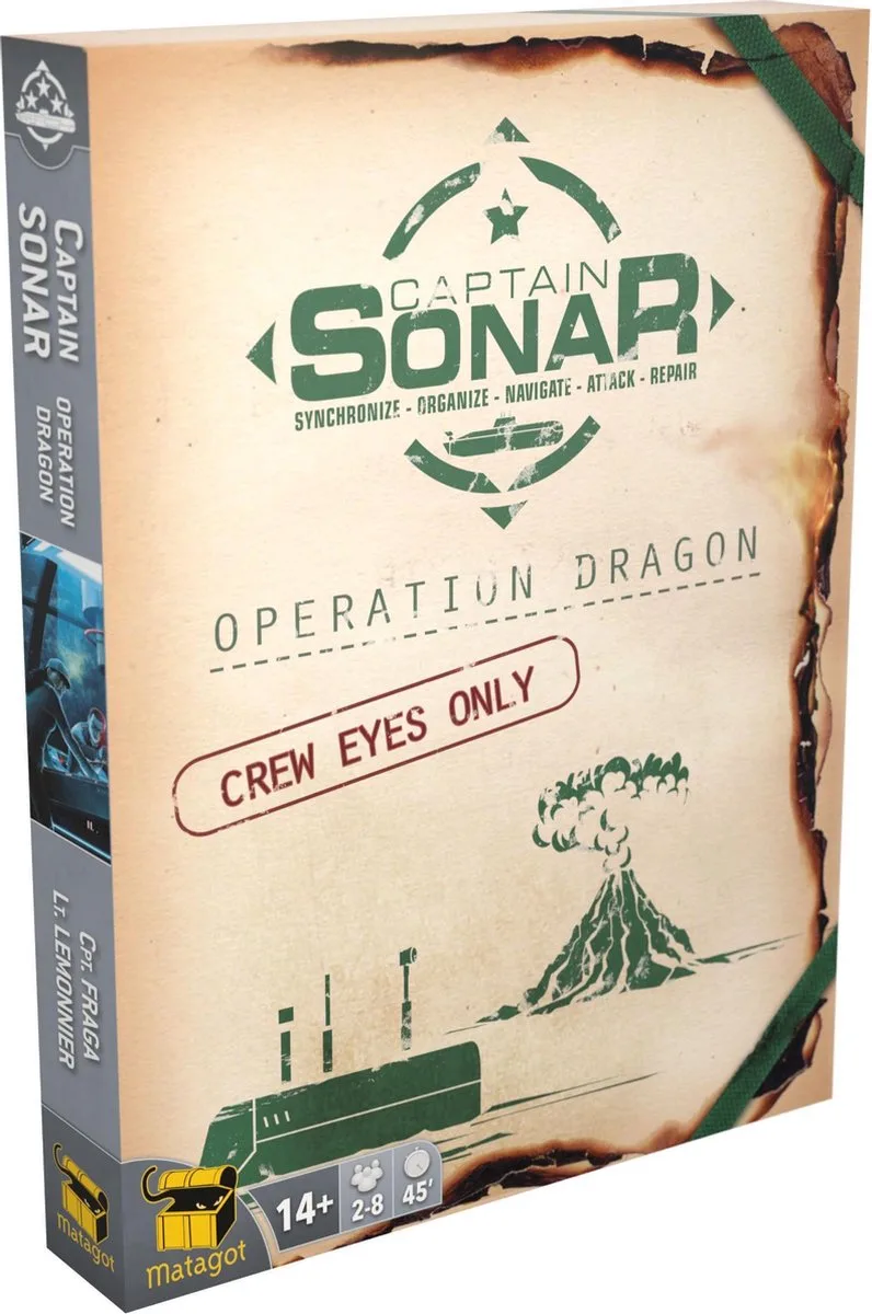 Captain Sonar - ext. Upgrade 2 - Operation Dragon van Matagot – doos
