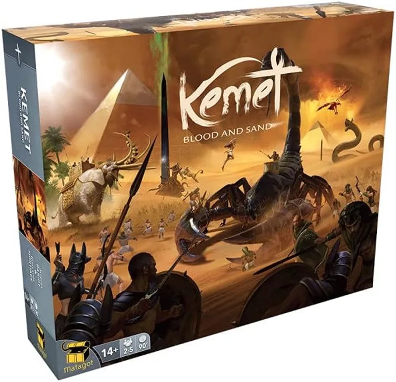 Kemet: Bloed en Zand Strategisch Bordspel voor 2-5 Spelers from Matagot – box