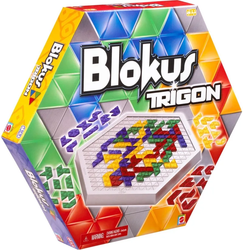 Blokus Trigon Game - Mattel Games from Mattel Games – box