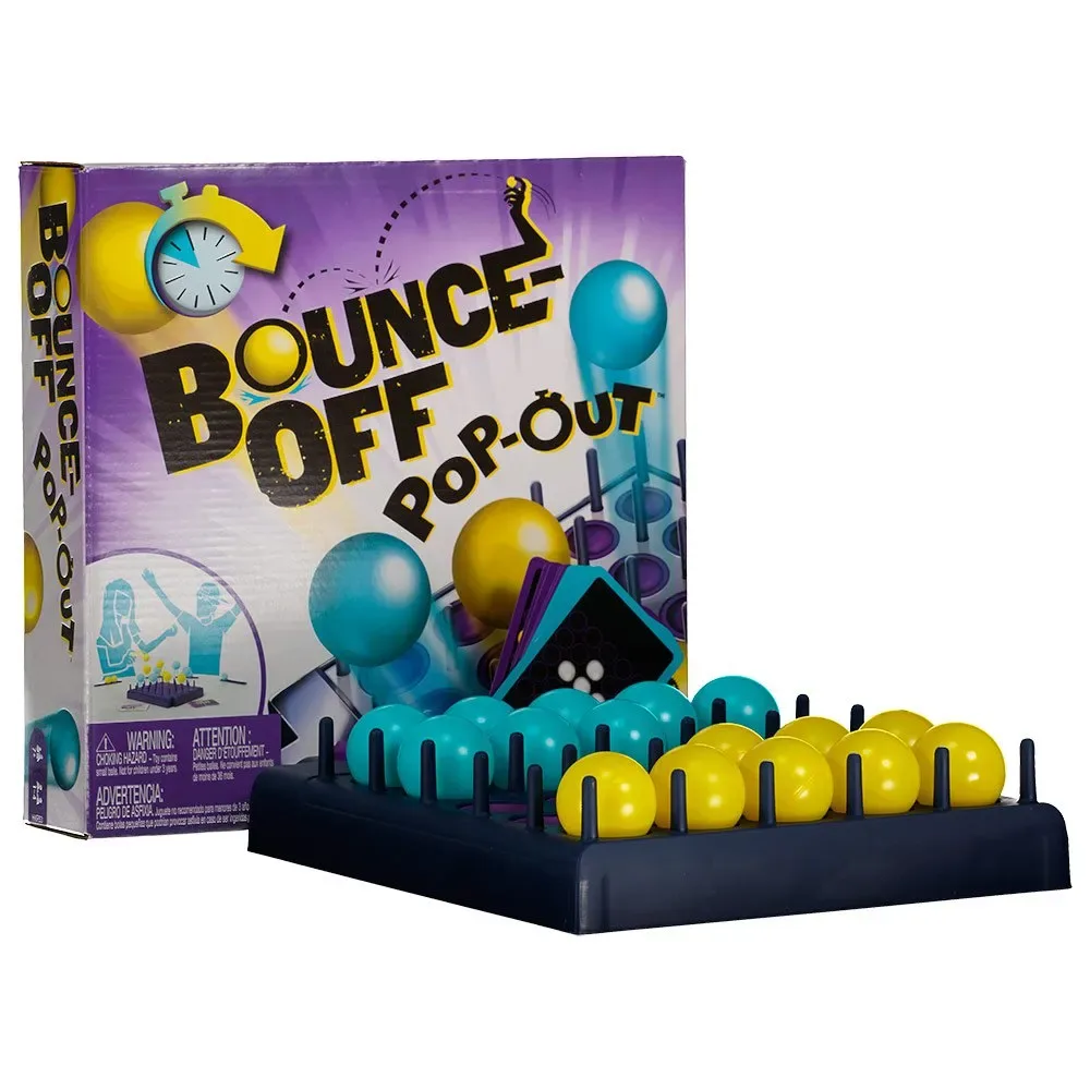 Jeu De Société Bunce Off Pop-out! de Mattel Games – boîte