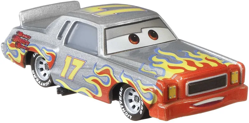 Disney Pixar Cars Darrell Cartrip from Mattel Games, Groen edition – box