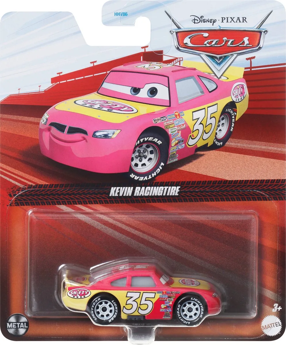 Disney Pixar Cars Kevin Racingtire de Mattel Games, édition Multicolore – boîte