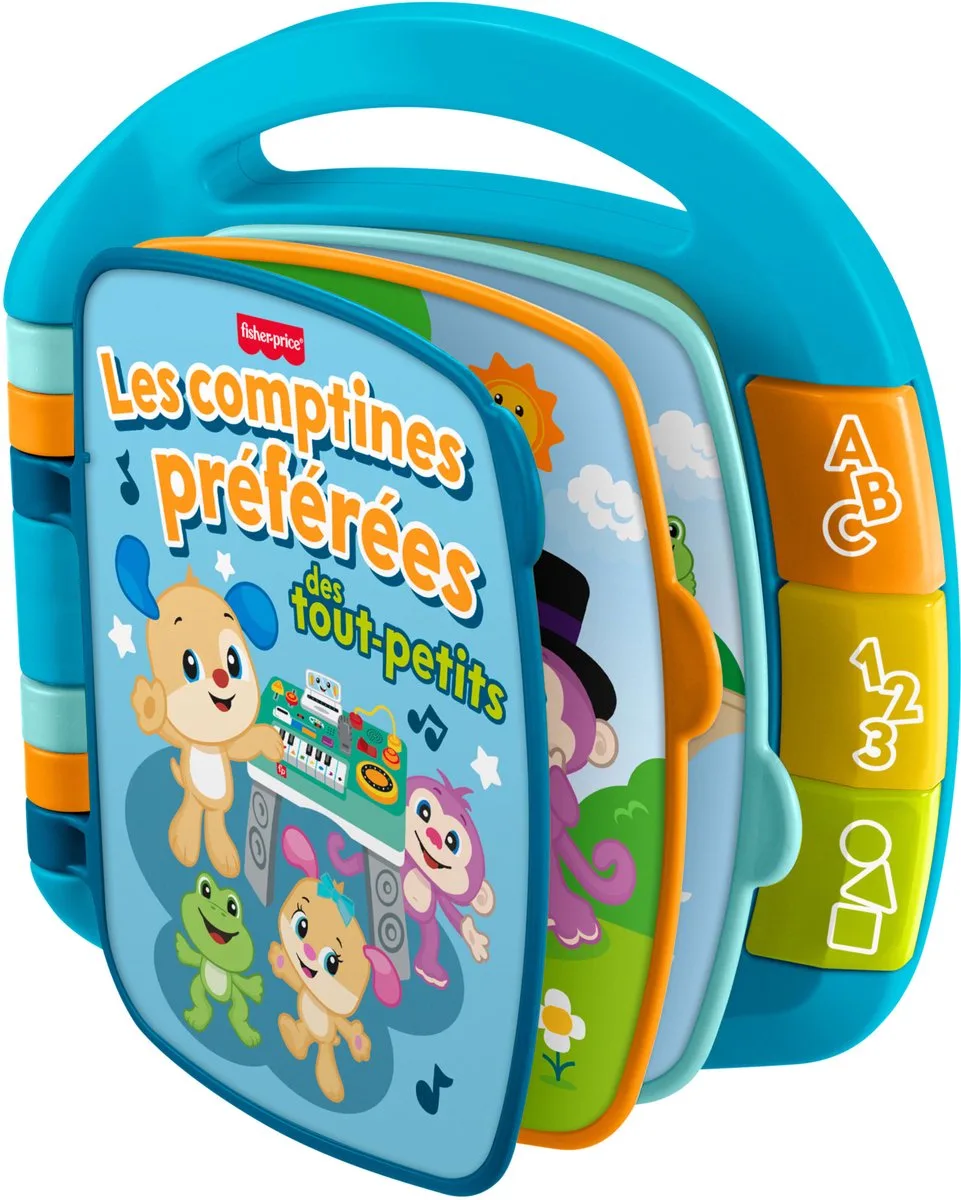 Fisher price Muzikaal Boek de Favoriete Kinderliedjes van Mattel Games, editie Meerkleurig – doos