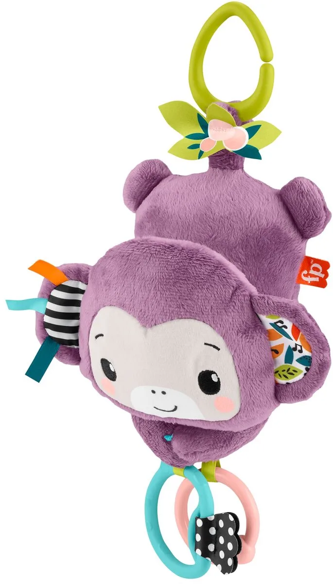 FISHER - PRICE SING & GO PURPLE MONKEY. from Mattel Games, Multicolour edition – box