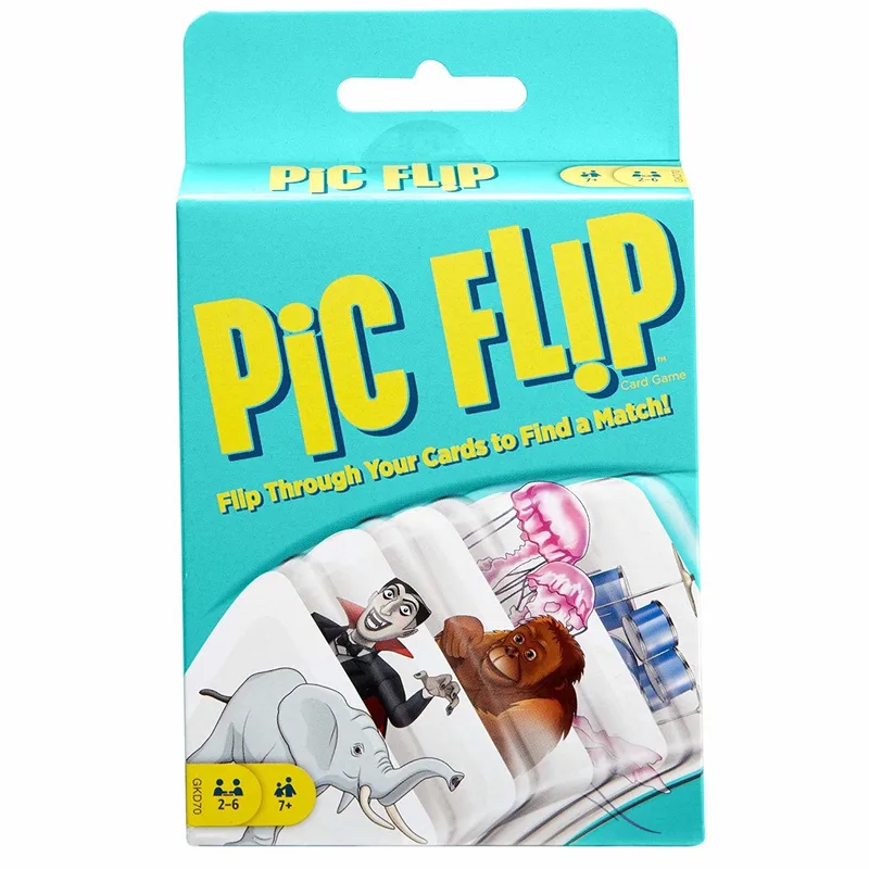 Flip Pic van Mattel Games – doos