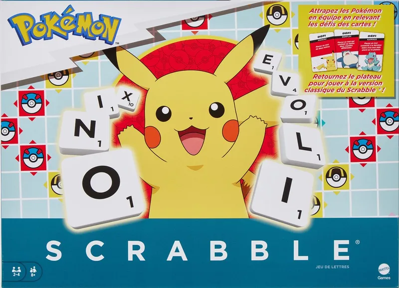 Games Scrabble Pokémon - Bordspel - Frans van Mattel Games – doos