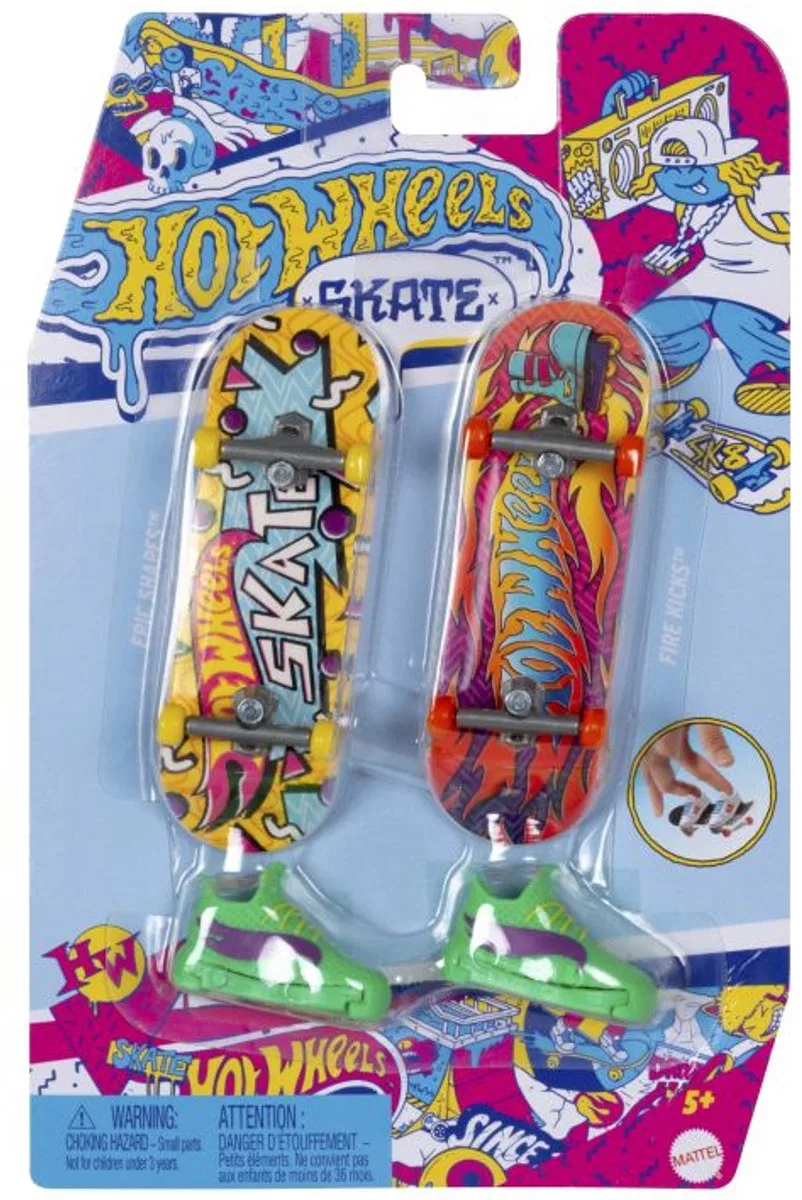 Hot Wheels Fingerboard 2er van Mattel Games – doos