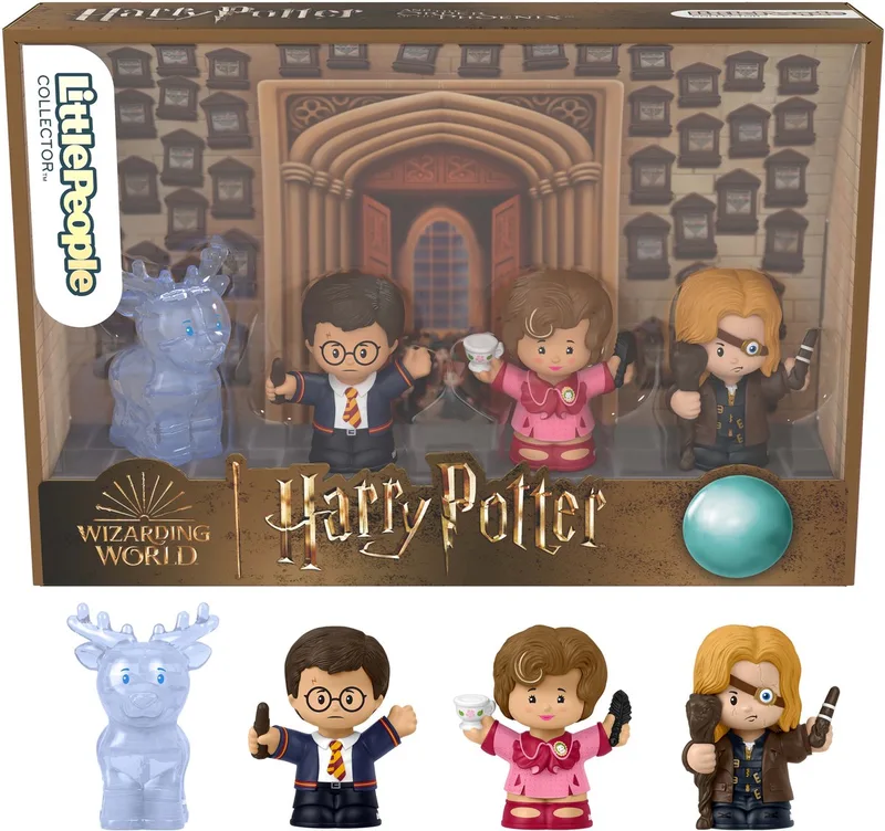 Little People Harry Potter 4 pack speelfiguren - 6 cm groot - Harry Potter - Alastor - Dolores - Patronus von Mattel Games, Ausgabe Multicolor – Schachtel