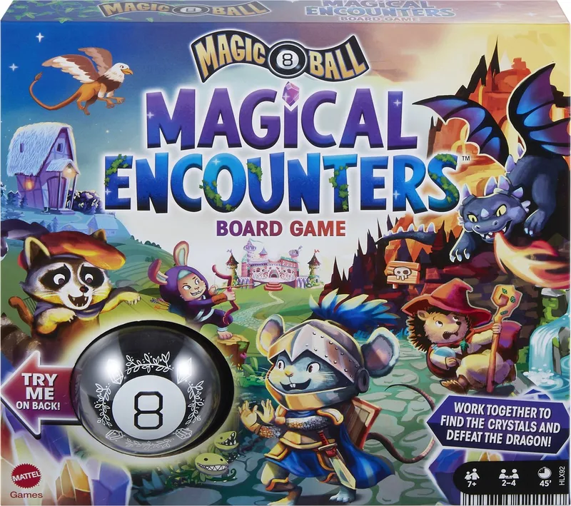 Magic 8 Ball Magische Ontmoetingen - Familie bordspel van Mattel Games – doos