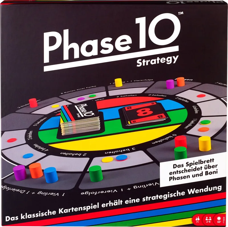 Phase 10 Brettspiel from Mattel Games – box