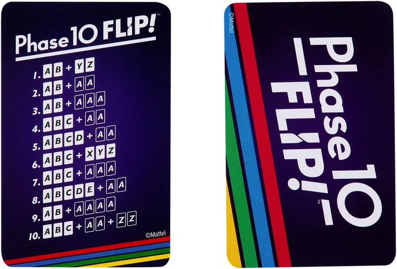 Phase 10 Flip de Mattel Games – boîte 3 sur 5