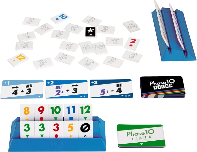 Phase 10 Tiles from Mattel Games – box