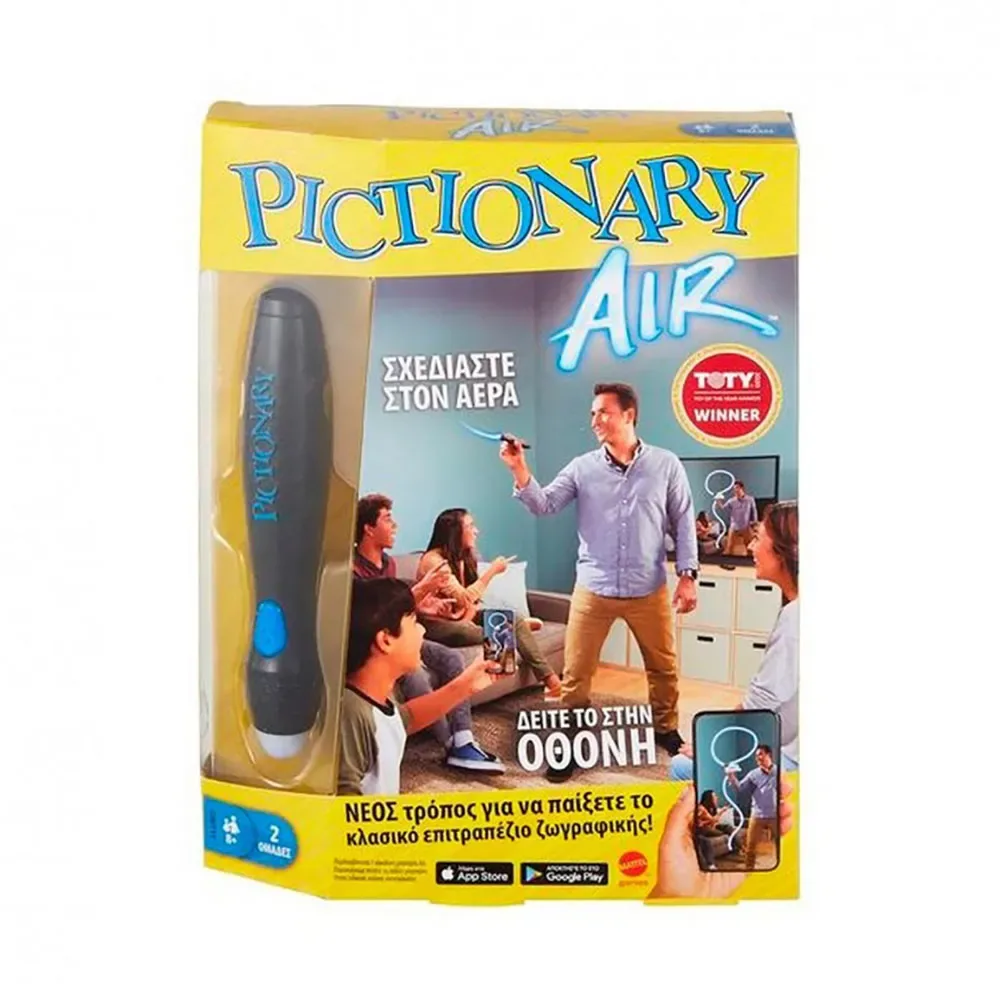 Pictionary Air Griekse Versie van Mattel Games – doos