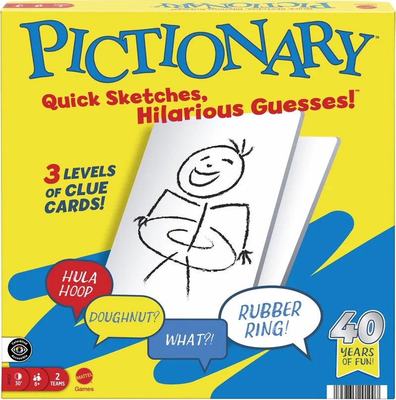 PICTIONARY from Mattel Games – box