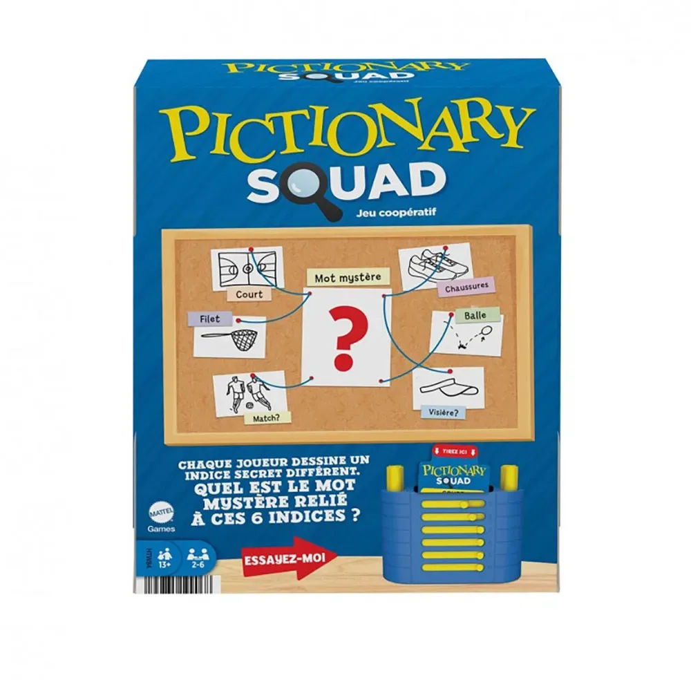 Pictionary Sketch Squad Bordspel Frans van Mattel Games – doos